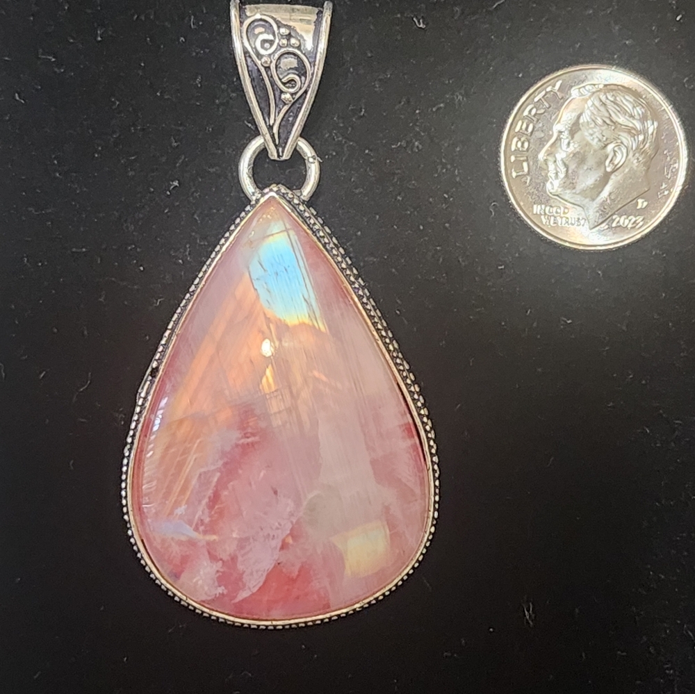 Pink Moonstone Pendant